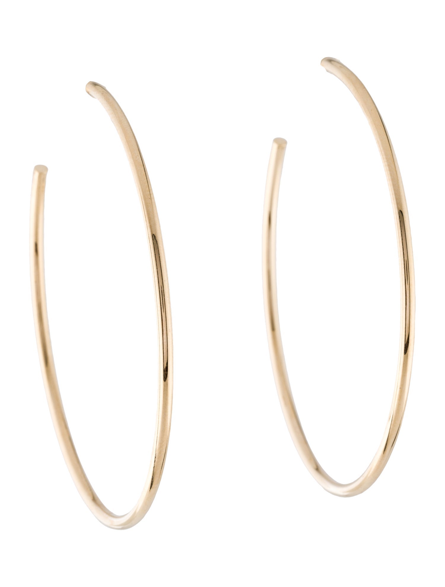 Earrings 14K Open C- Hoop