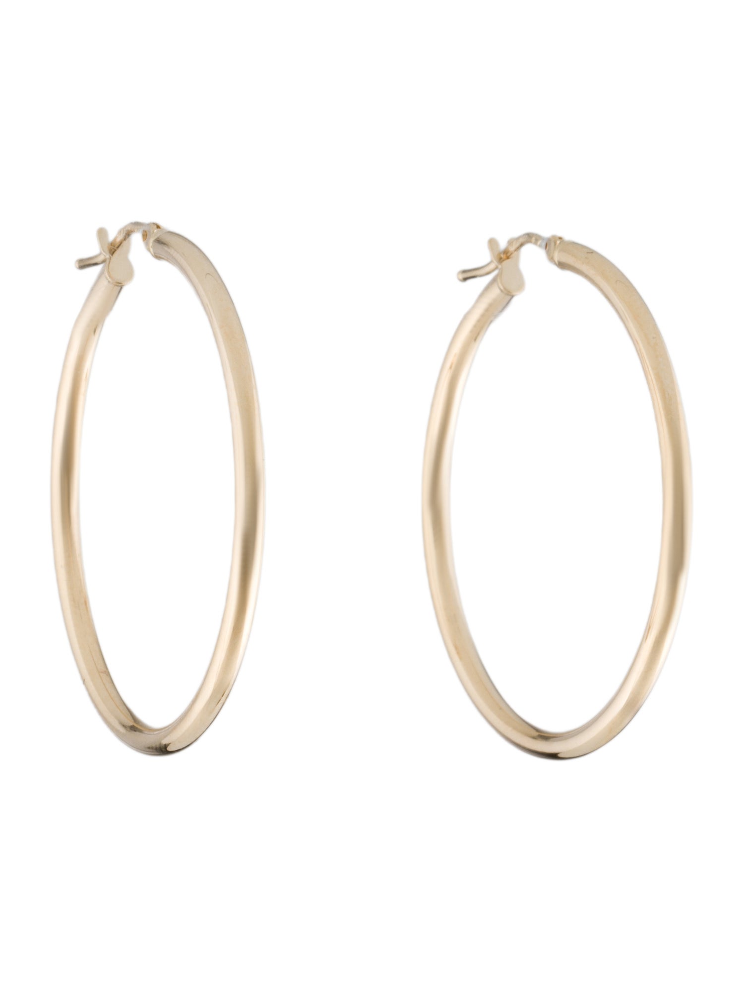 Earrings 14K Polished Hoop