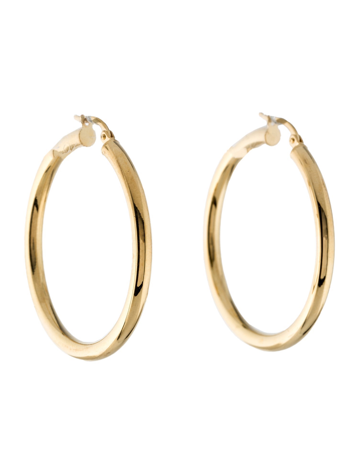 Earrings 14K Polished Hoop