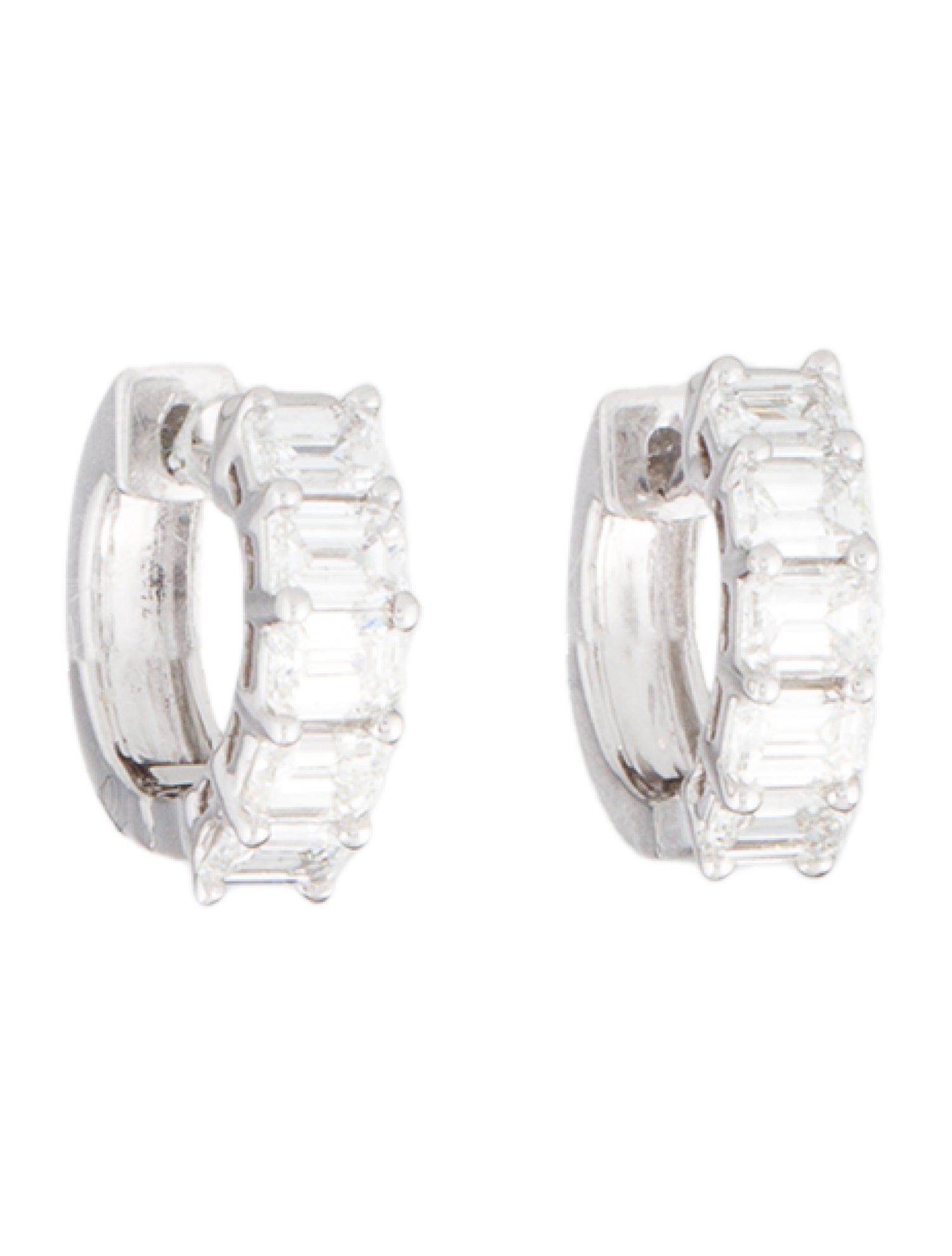 Earrings 14K 1.56ctw Diamond Huggie
