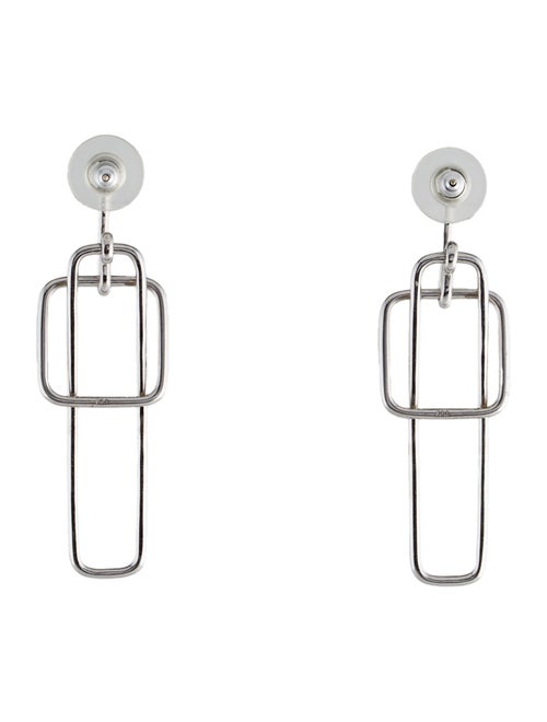 Earrings 18K Diamond Geometric Drop Earrings