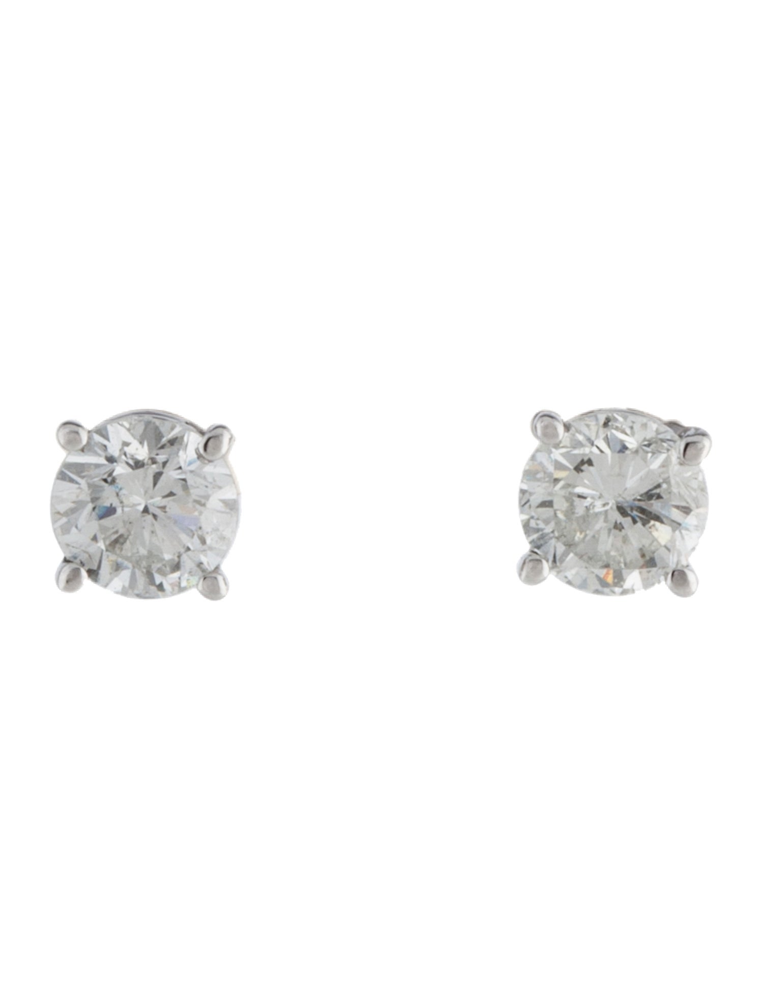 Earrings 18K 1.00ctw Diamond Studs