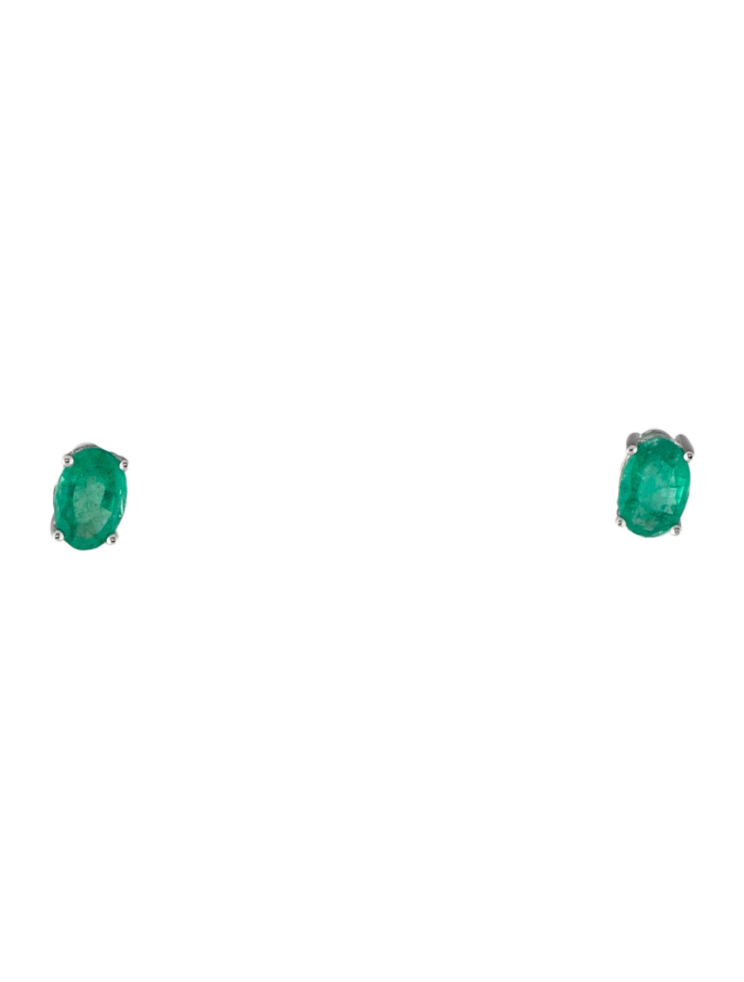 Earrings 14K Emerald Stud