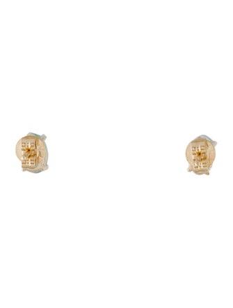 Earrings 14K Emerald Stud Earrings