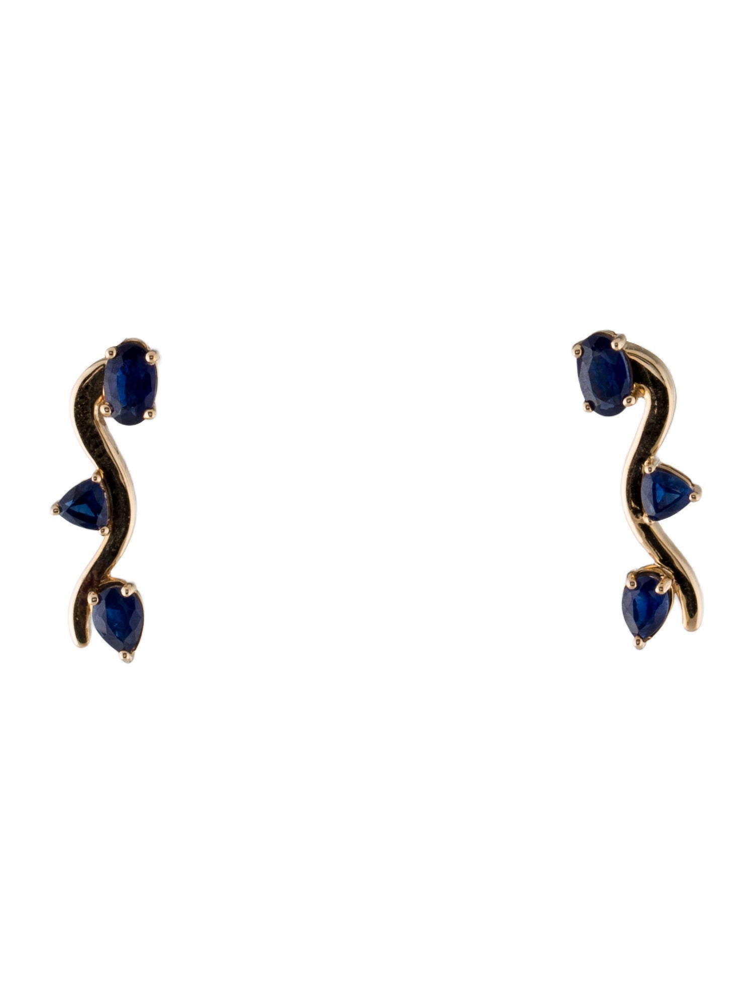 Earrings Blue Nile 14K Sapphire Stud