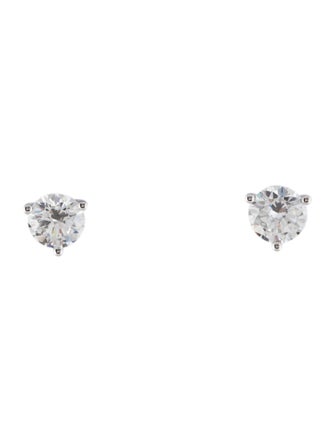 Earrings 14K 2.00ctw Lab-Grown Diamond Martini Stud Earrings