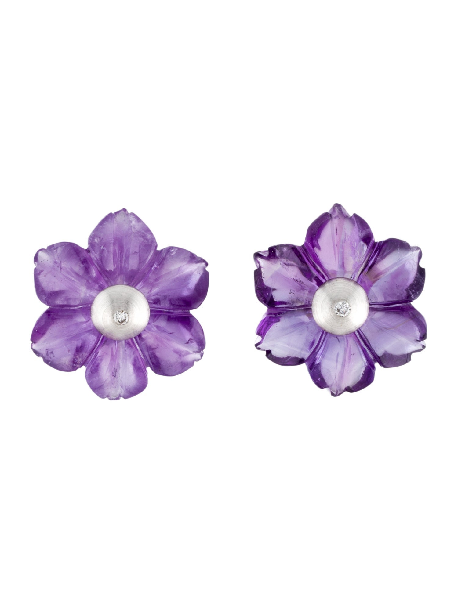 Earrings 14K Convertible Floral Stud Earrings