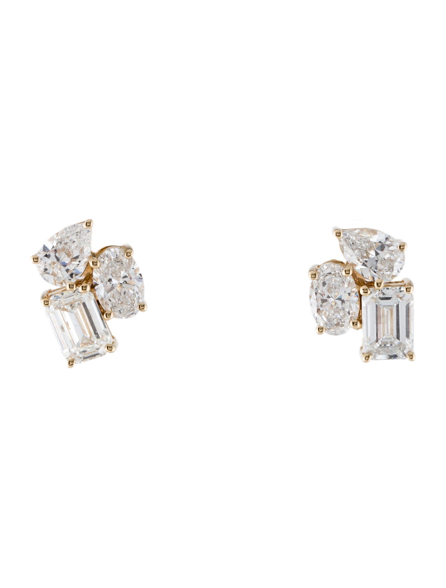 Earrings 14K 3.00ctw Lab-Grown Diamond Stud Earrings