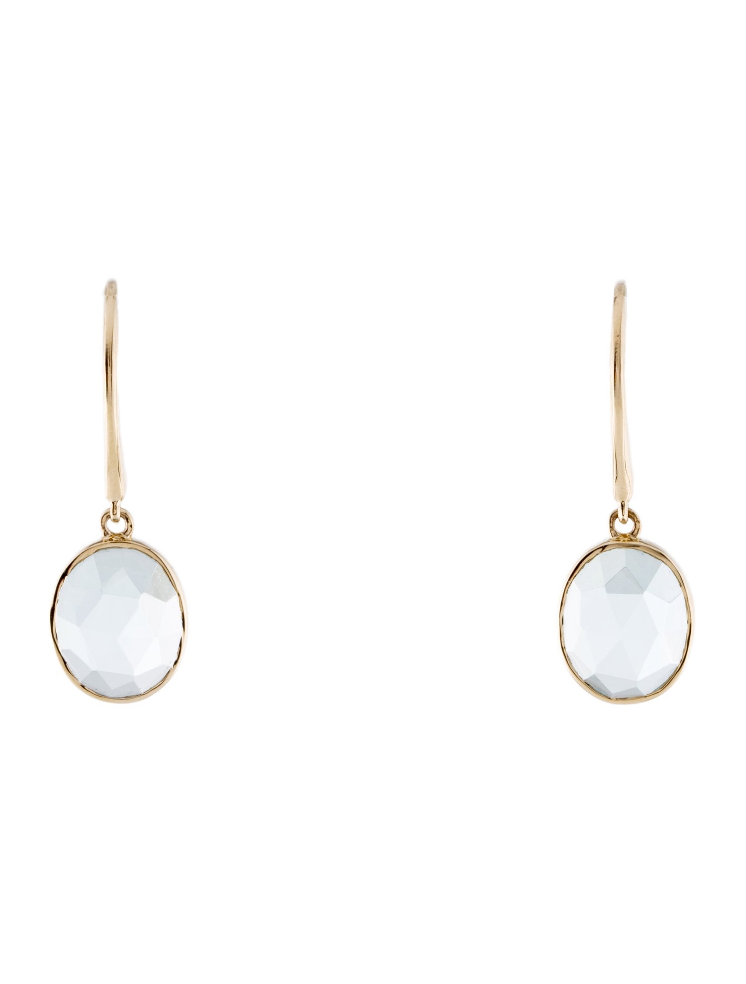 Earrings 14K Topaz Drop Earrings