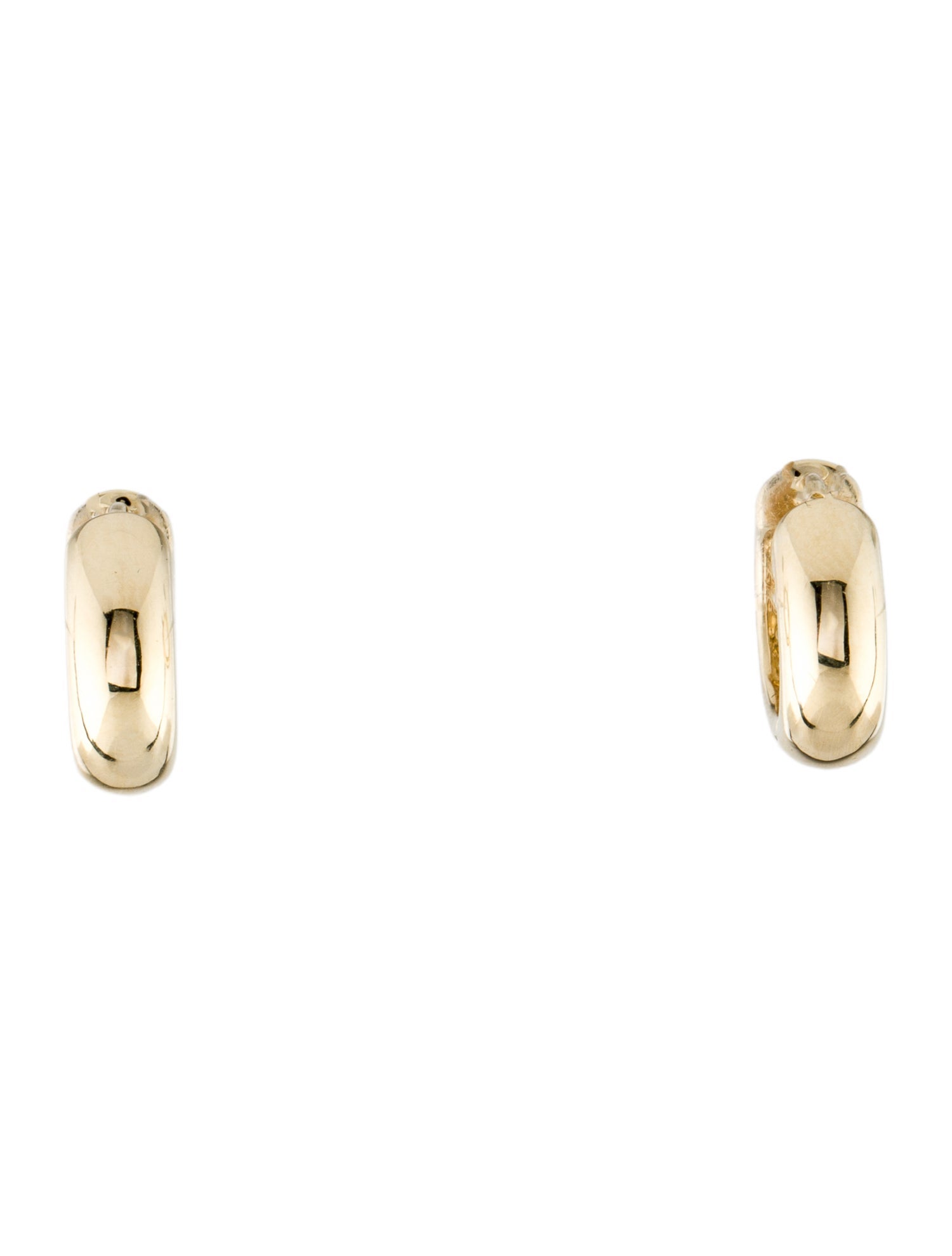 Earrings 14K Diamond Huggie Earrings