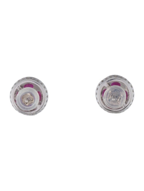 Earrings 14K 1.73ctw Ruby & Diamond Stud Earrings