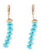 Earrings 14K Turquoise Drop Earrings