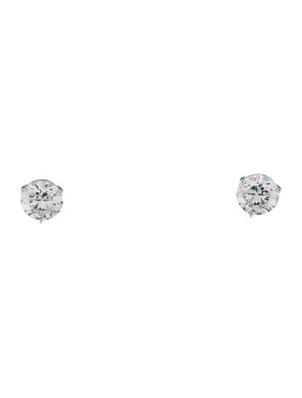 Earrings 14K 6.09 ctw Lab-Grown Diamond Studs