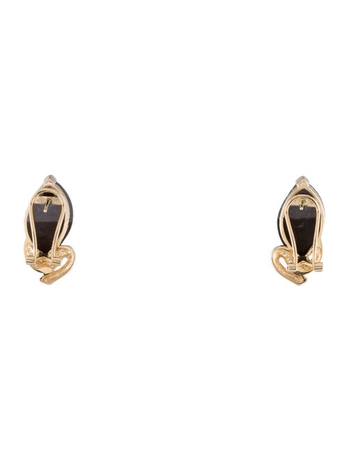 Earrings 14K Mother of Pear Earclip Earrings