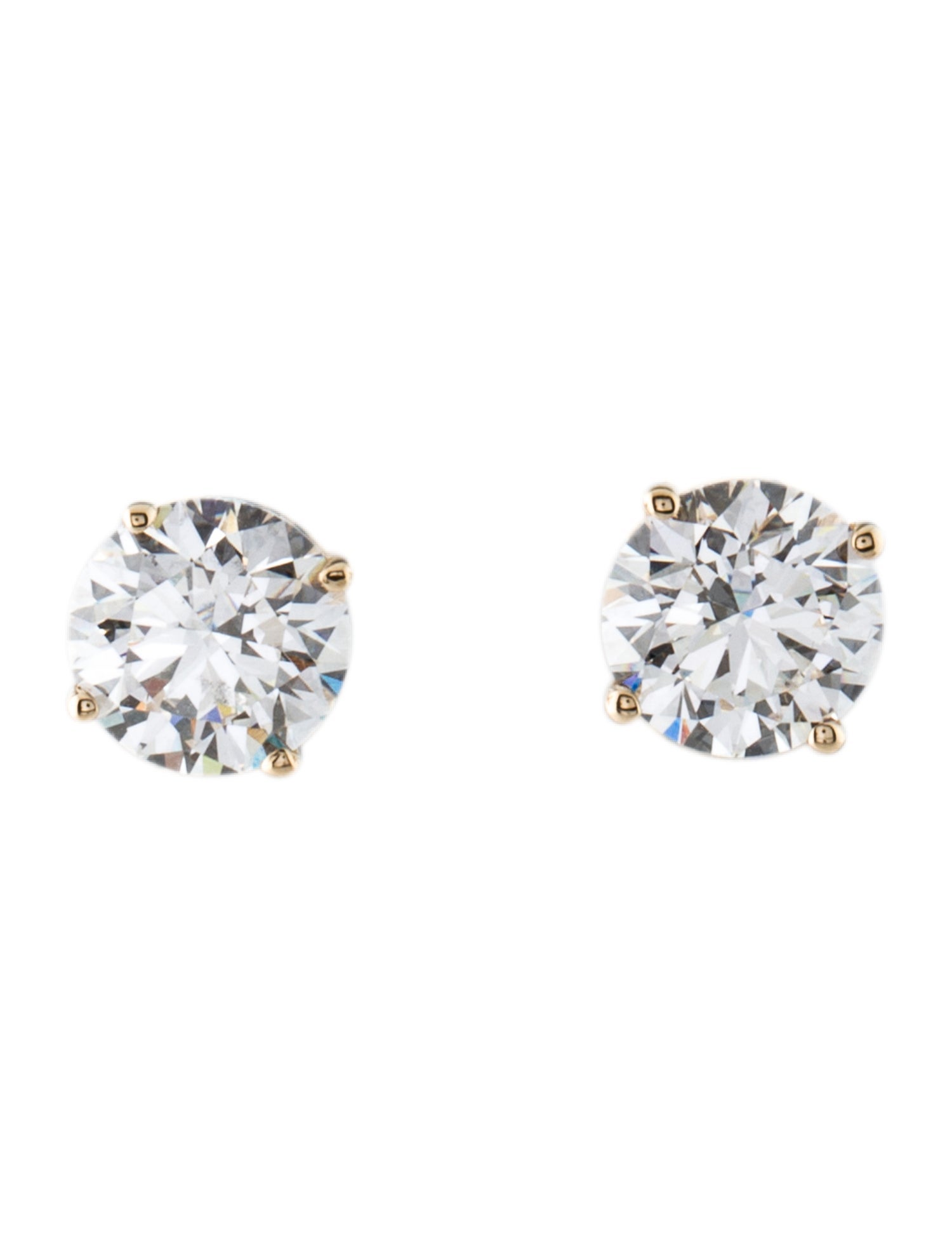 Earrings 14K 2.70ctw Lab-Grown Diamond Stud Earrings