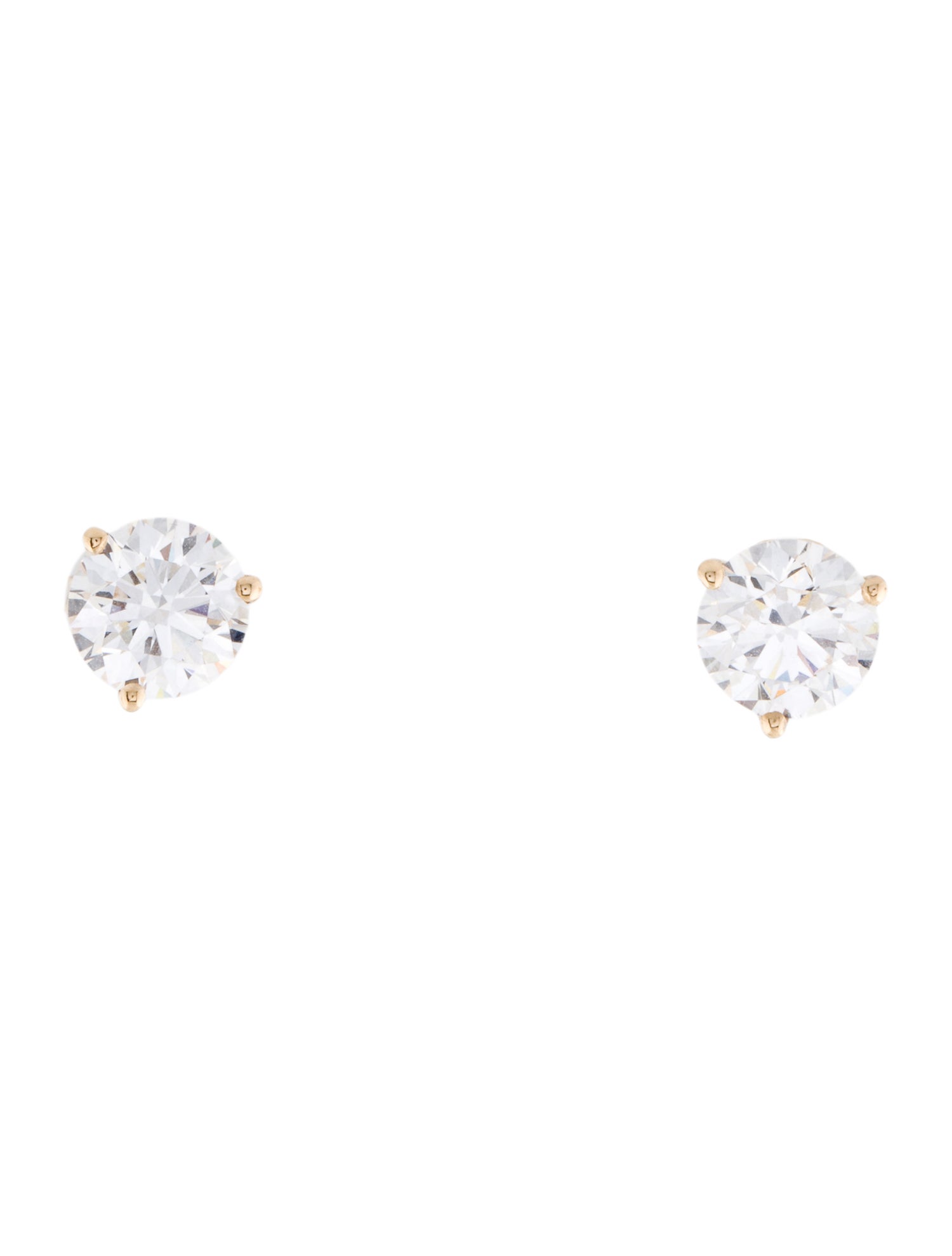 Earrings 14K 2.74ctw Lab-Grown Diamond Stud Earrings