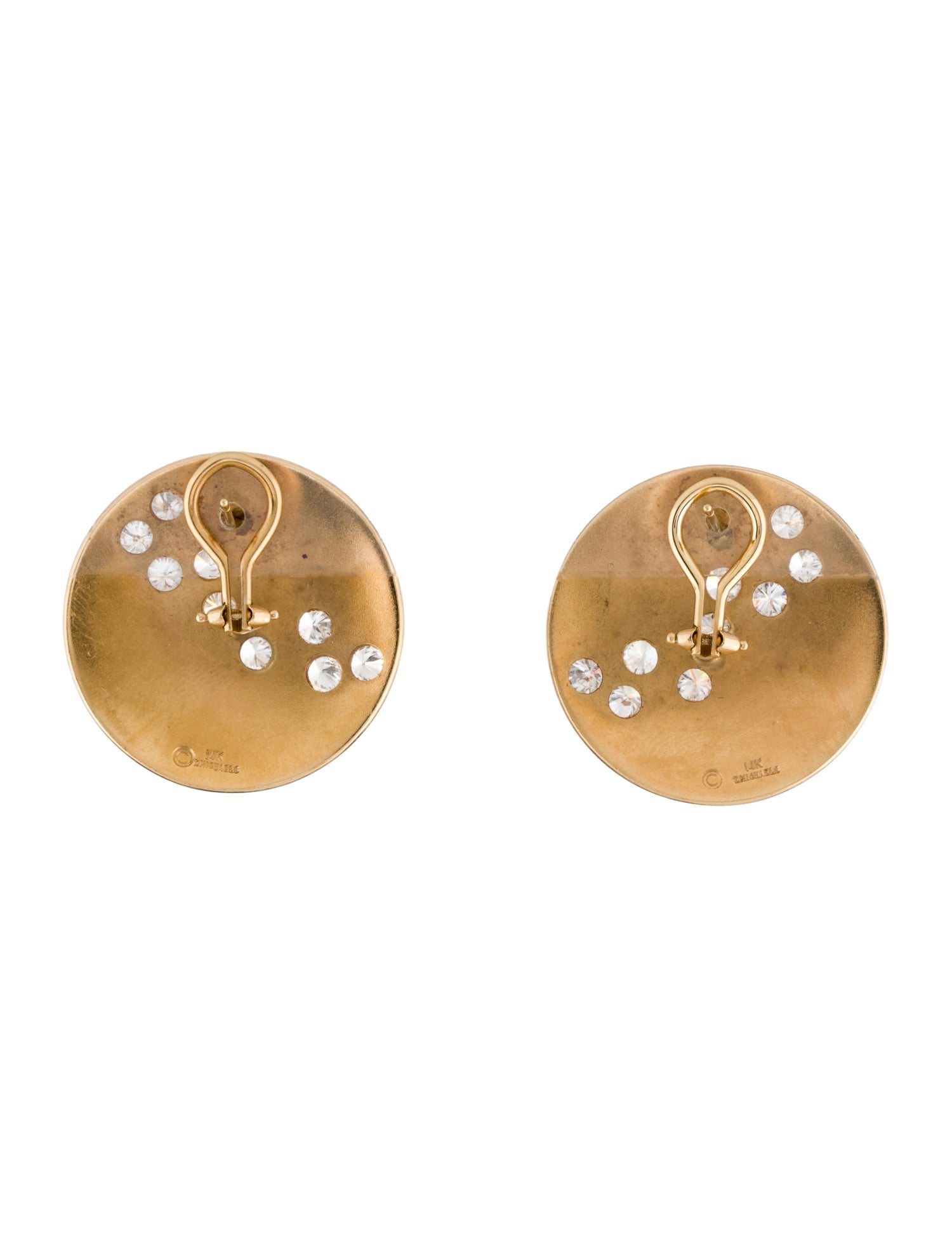 Earrings Thomas Michaels 14K 2.70ctw Diamond Earclips