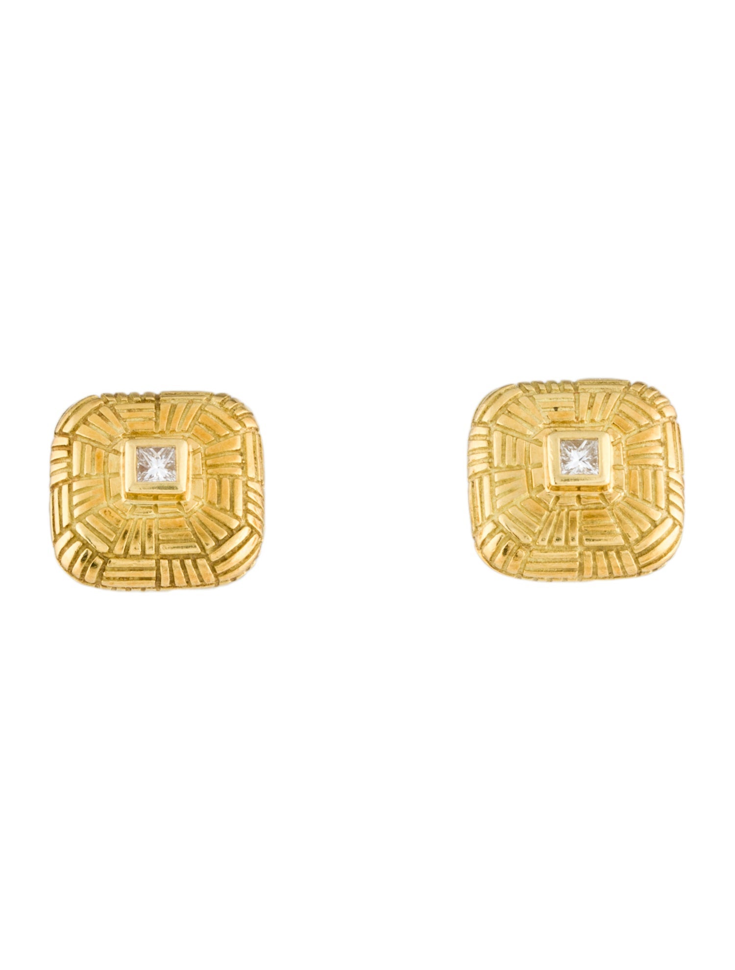 Earrings 18K Diamond Stud Earrings