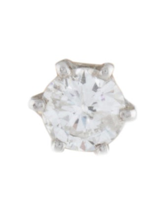Earrings 14K Diamond Single Stud Earring