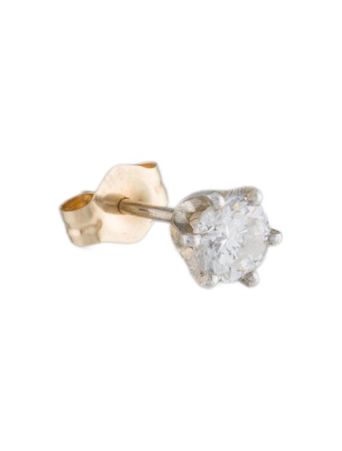 Earrings 14K Diamond Single Stud Earring
