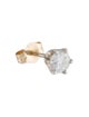 Earrings 14K Diamond Single Stud Earring