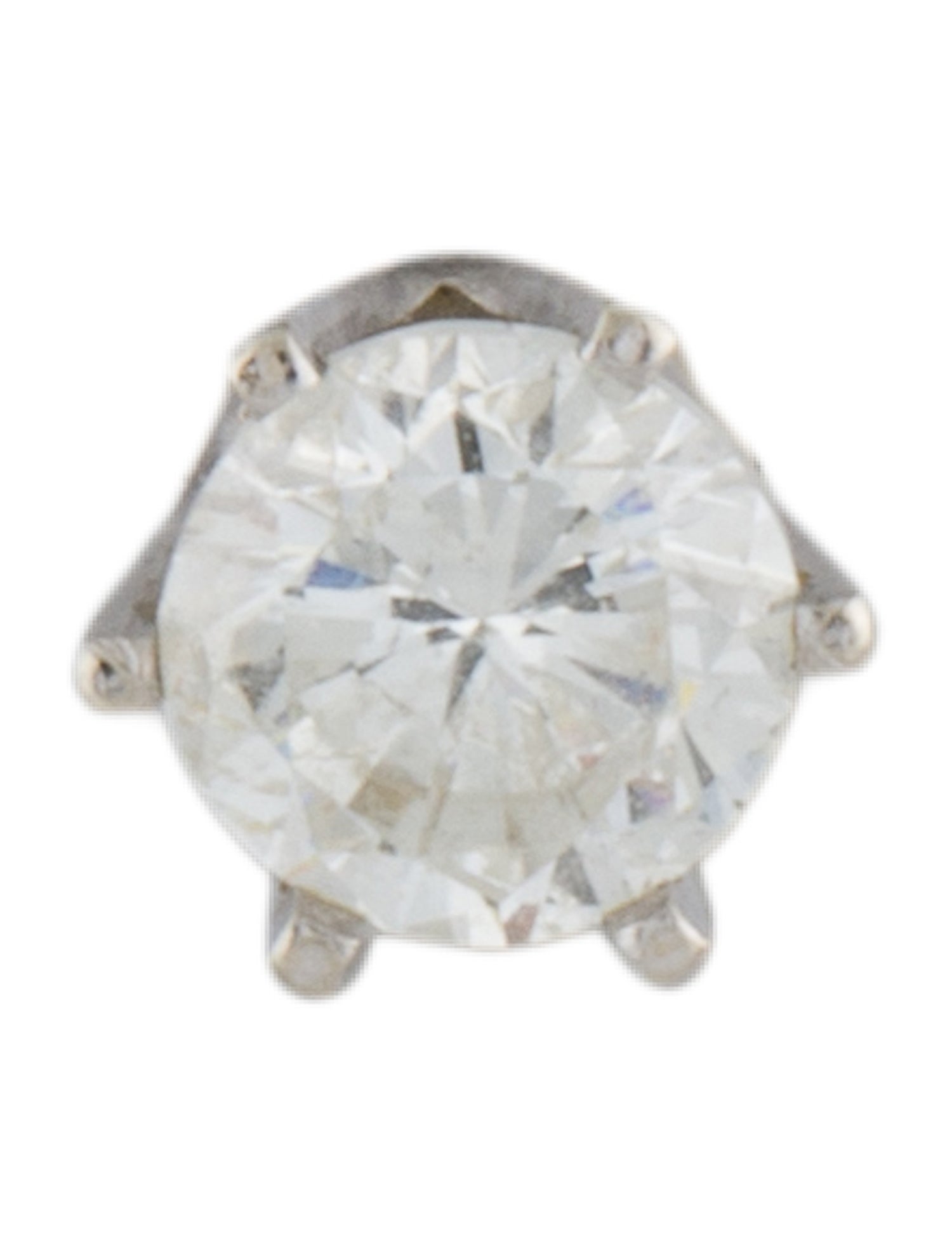 Earrings 14K Diamond Single Stud Earring