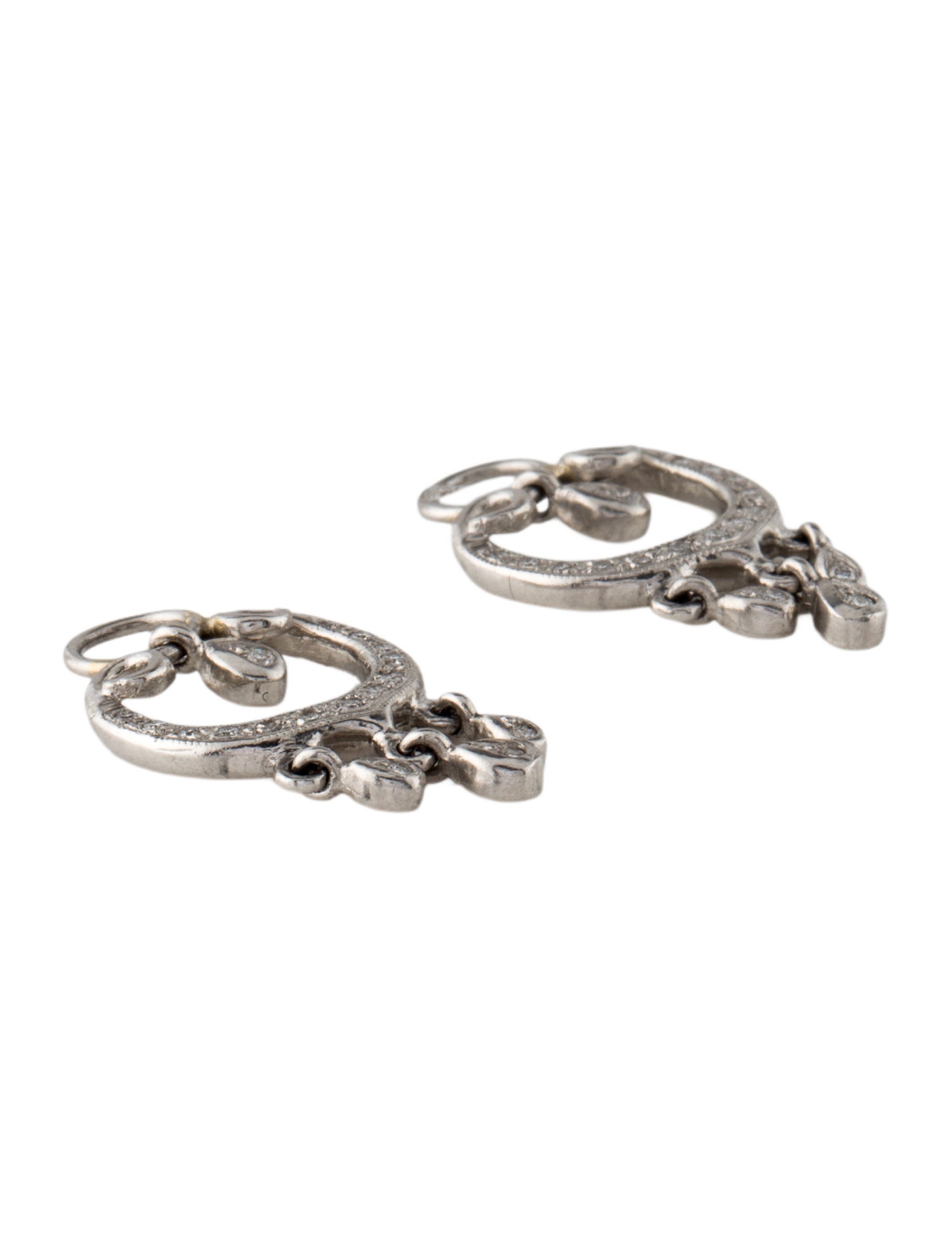 Earrings Platinum Diamond Earring Enhancers