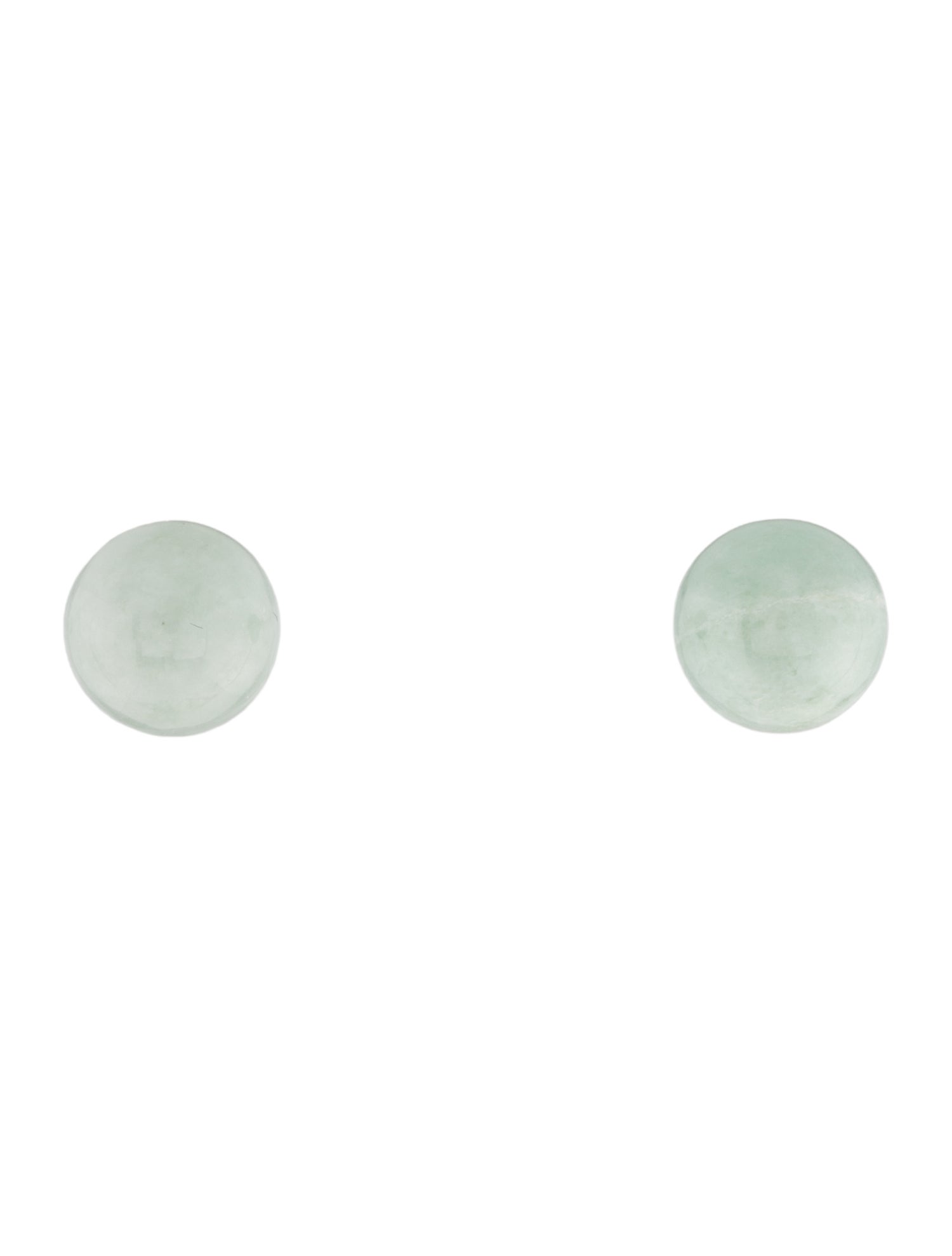 Earrings 18K Jadeite Stud Earrings