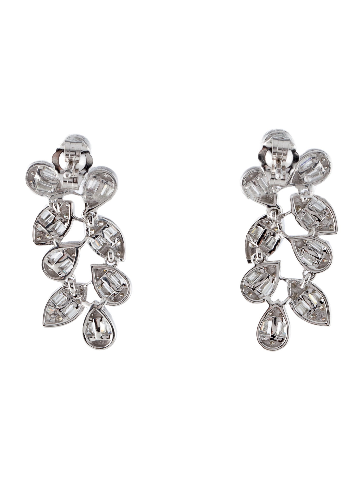 Earrings 14K 1.46ctw Diamond Petal Drop Earrings
