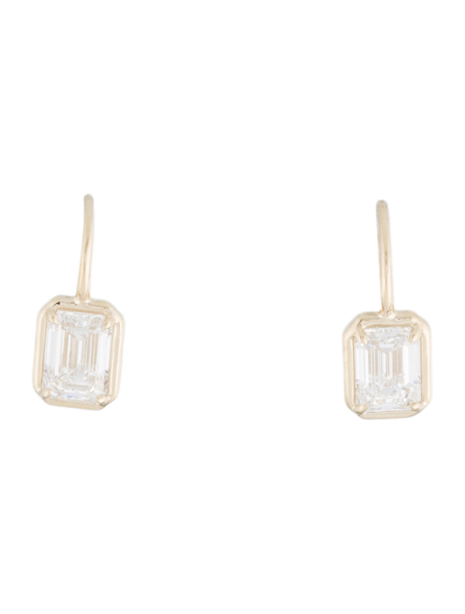 Earrings 14K 2.80ctw Lab-Grown Diamond Drop Earrings