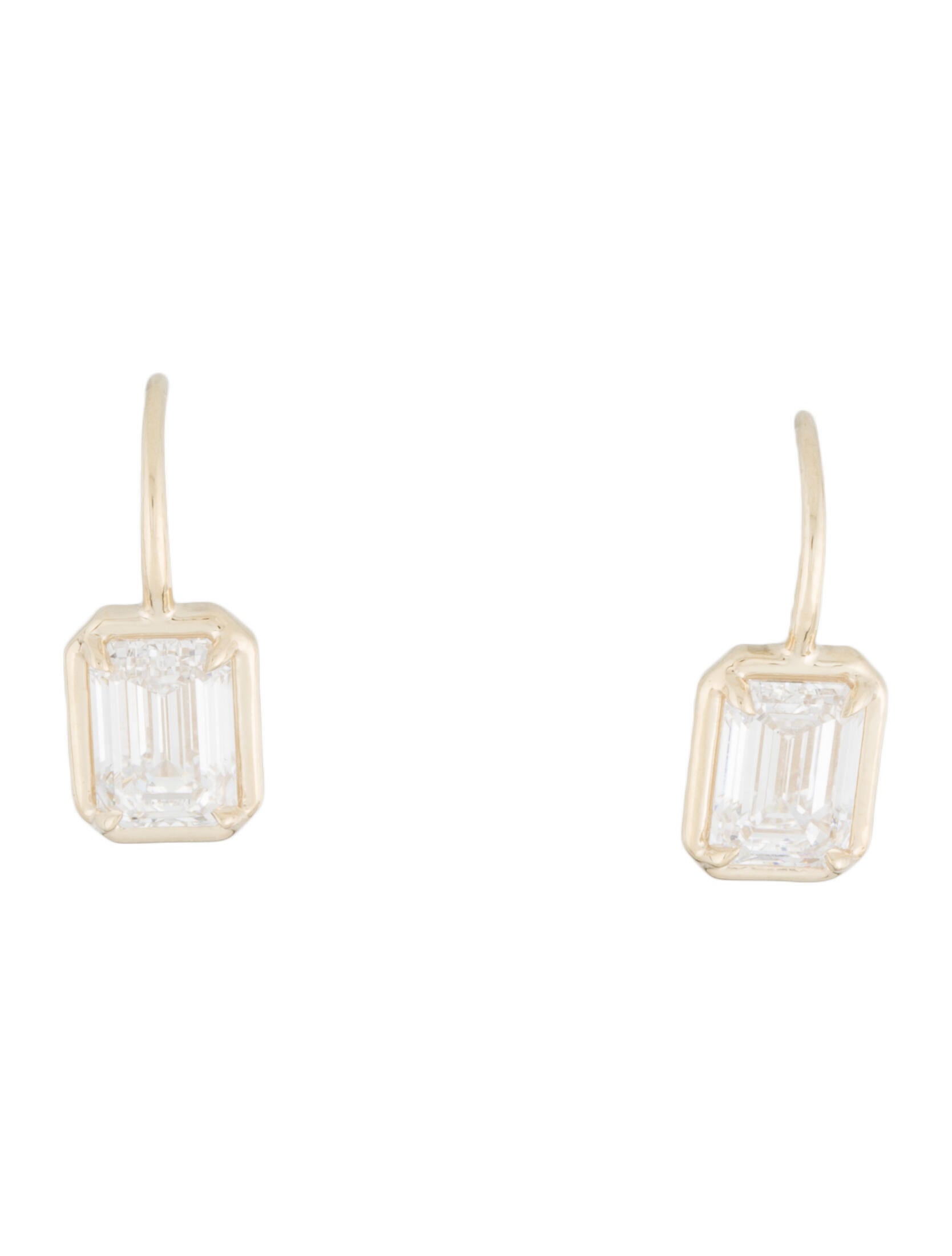 Earrings 14K 2.69ctw Lab-Grown Diamond Drop