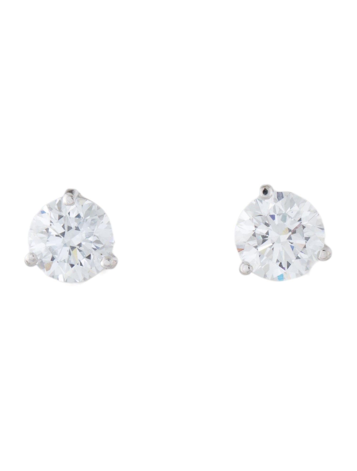 Earrings 14K 1.51ctw Lab-Grown Diamond Stud Earrings