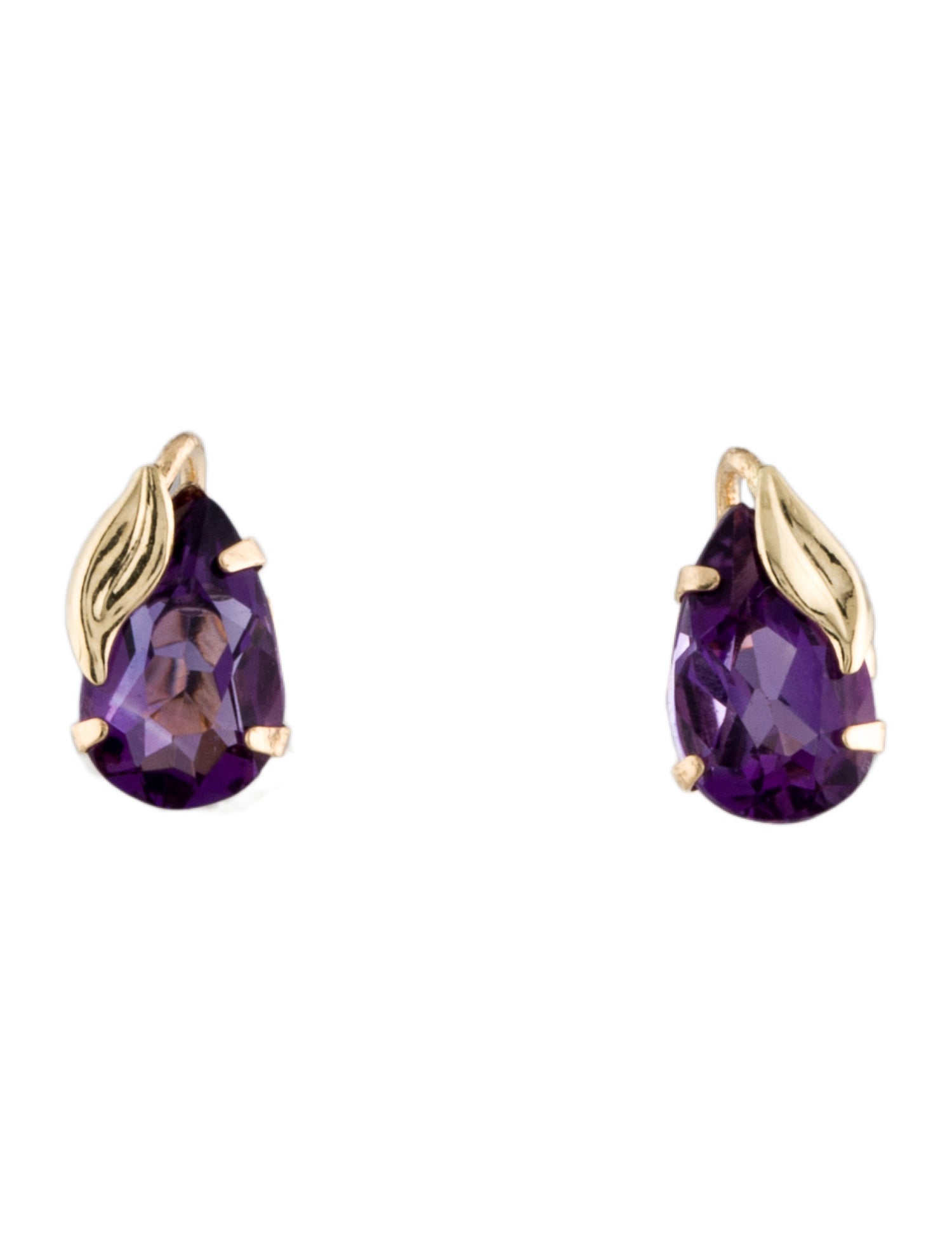Earrings 14K 1.26ctw Amethyst Stud Earrings