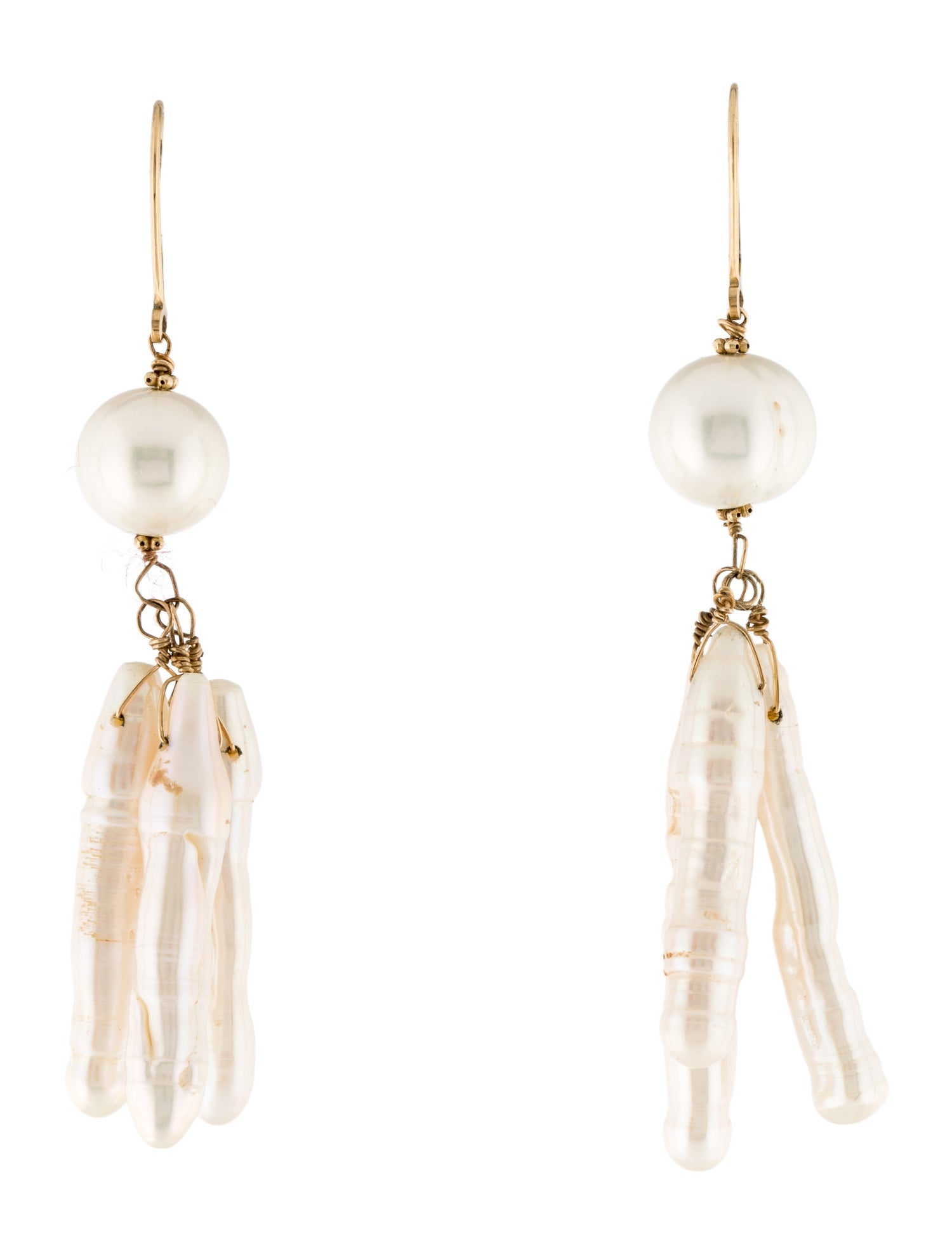 Earrings 14K Pearl Drop Earrings