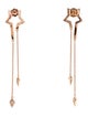Earrings 18K Diamond Star Chain Drop Earring
