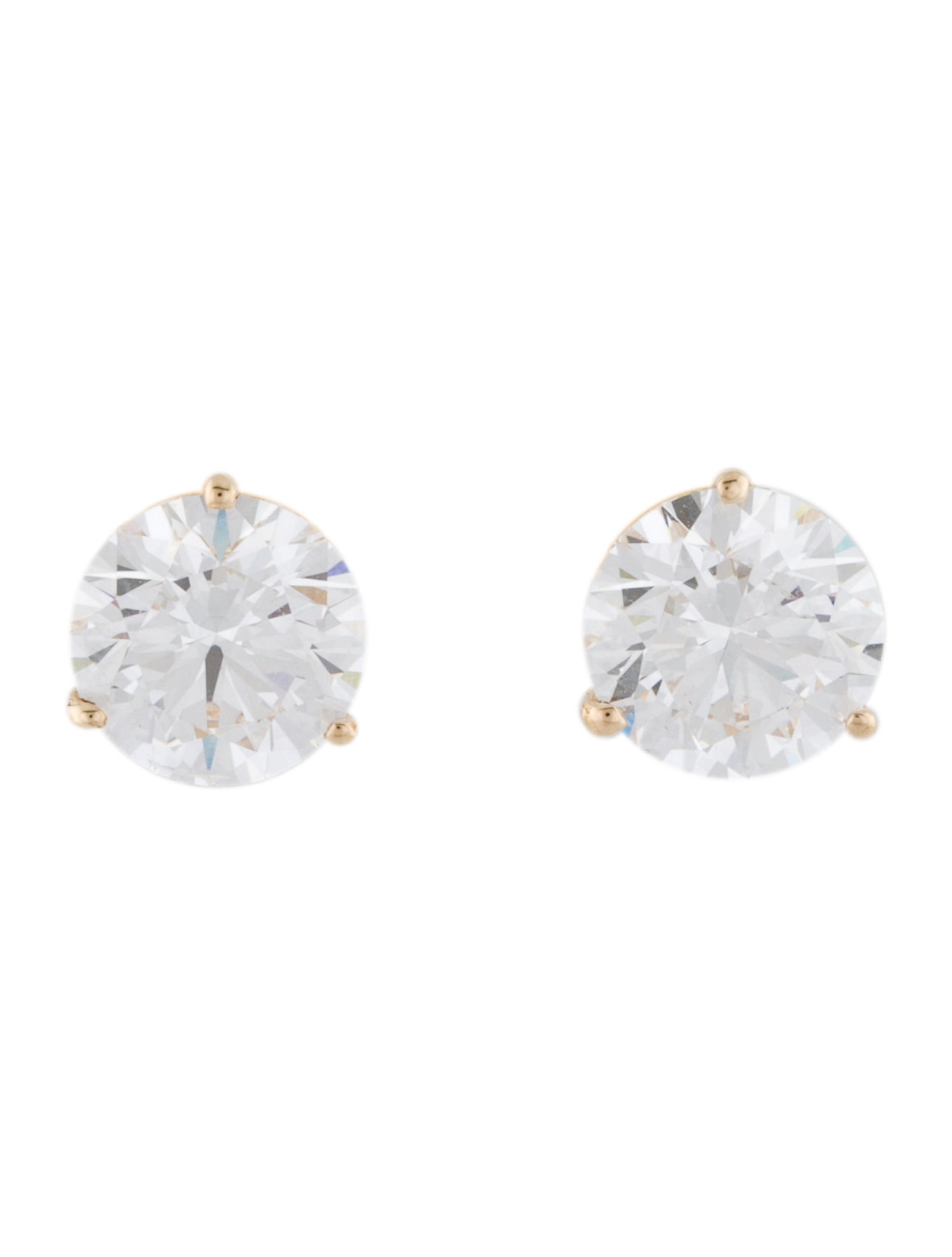 Earrings 14K 3.67ctw Lab-Grown Diamond Stud Earrings