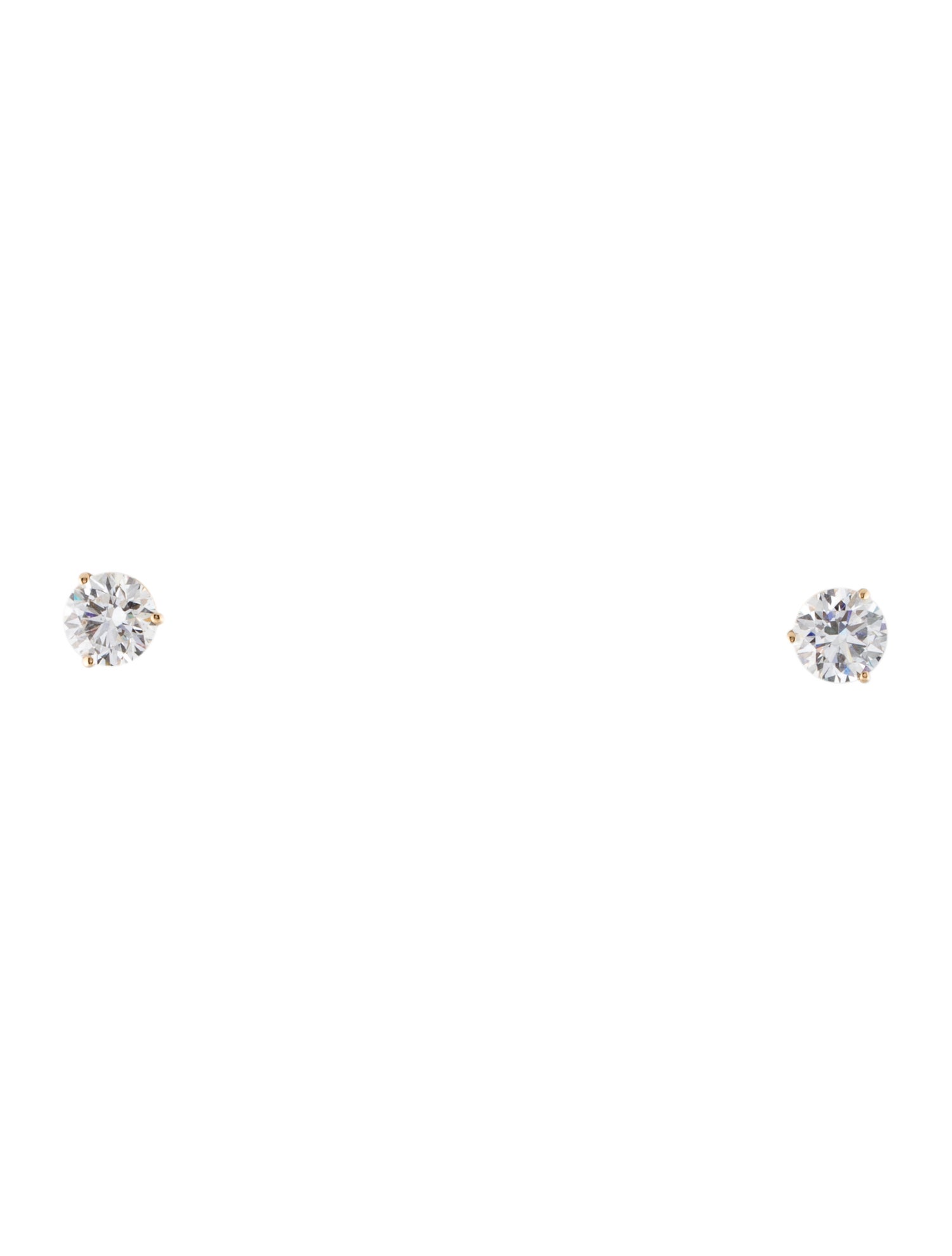 Earrings 14K 2.17ctw Lab-Grown Diamond Martini Stud Earrings
