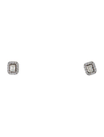 Earrings Stud 14K 1.00ctw Diamond