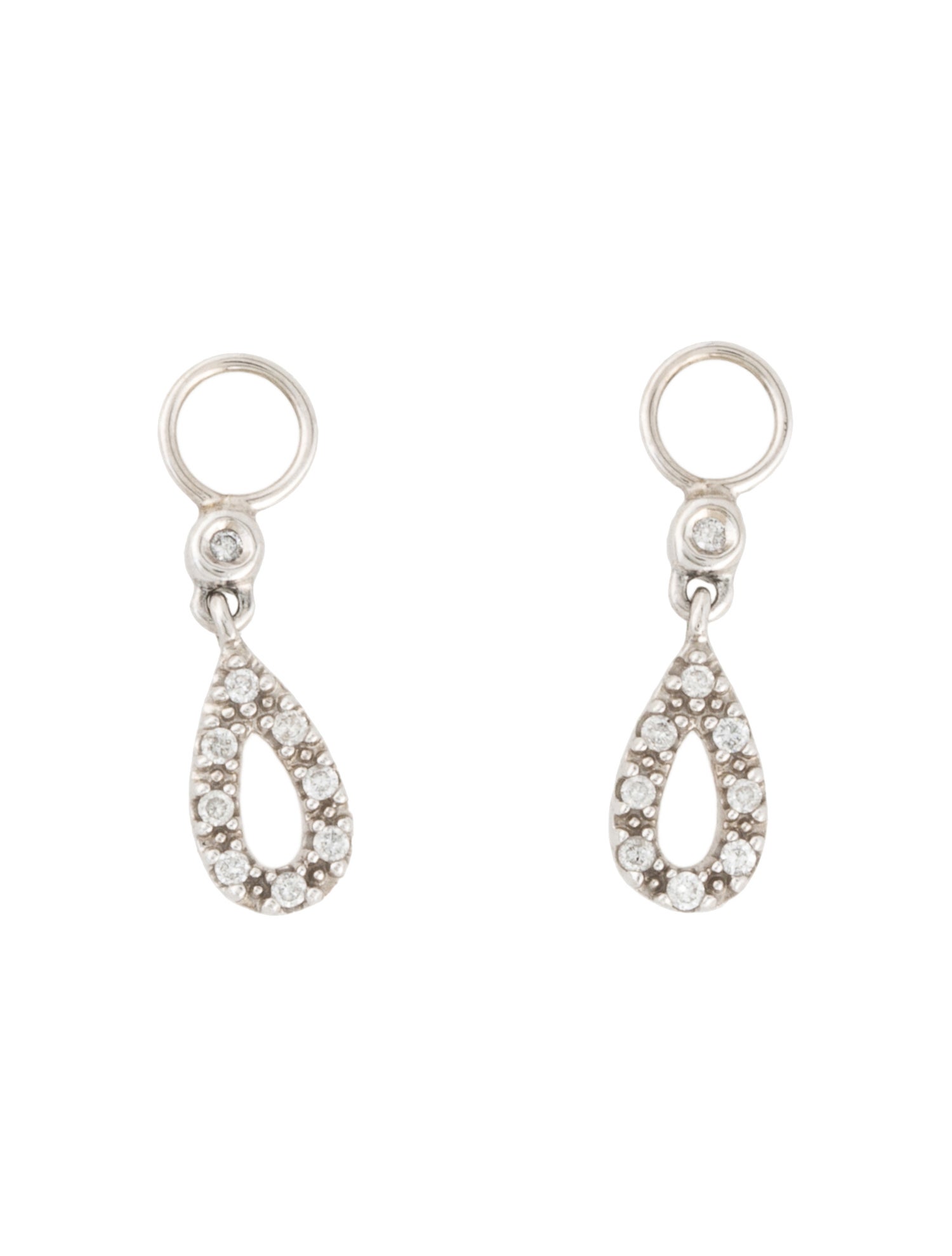 Earrings 14K Diamond Earring Charms