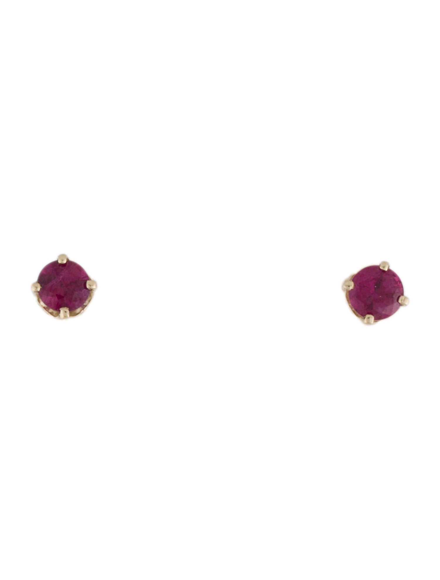 Earrings 14K Ruby Stud Earrings