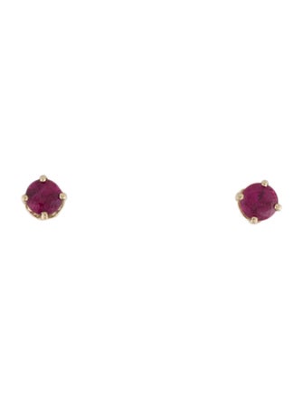 Earrings 14K Ruby Stud Earrings