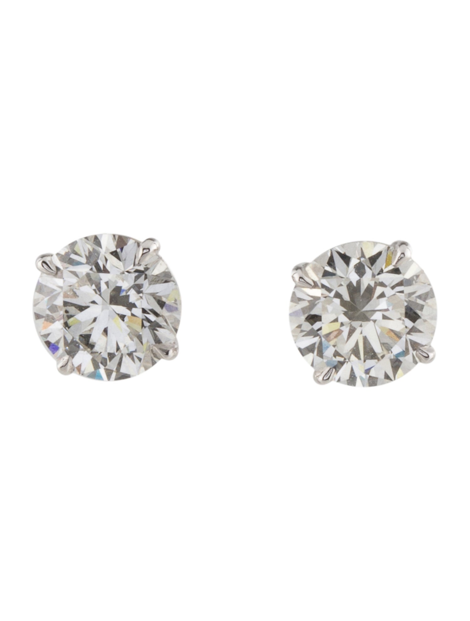 Earrings 14K 2.89ctw Lab-Grown Diamond Stud Earrings