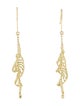 Earrings 18K Beaded Drop Earrings