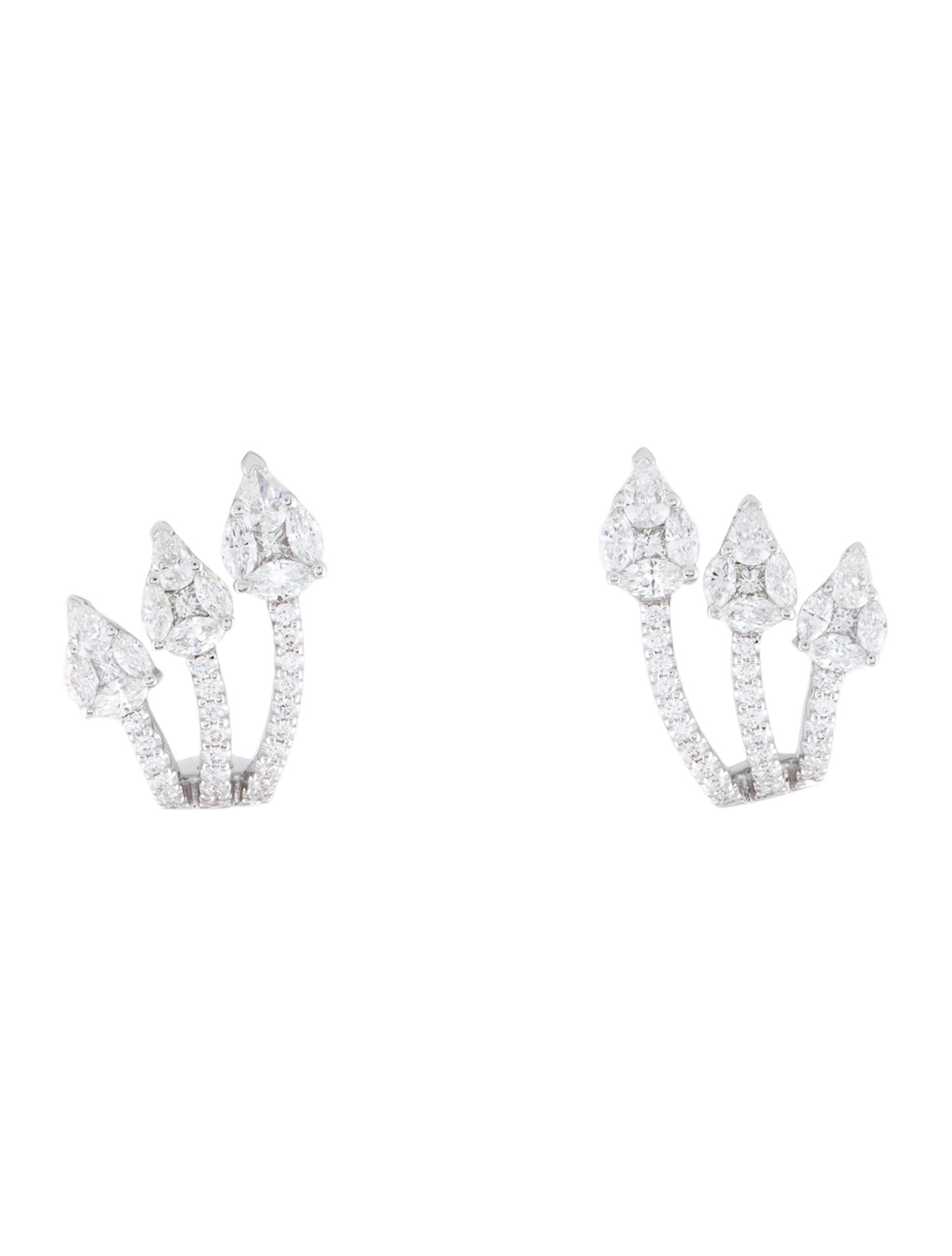 Earrings 18K 1.39ctw Diamond Stud Earrings
