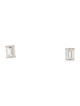 Earrings 14K 8.14ctw Lab-Grown Diamond Stud Earrings