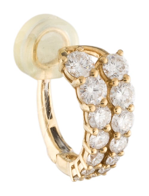 Earrings 18K 1.05ctw Diamond Single Clip On Earring