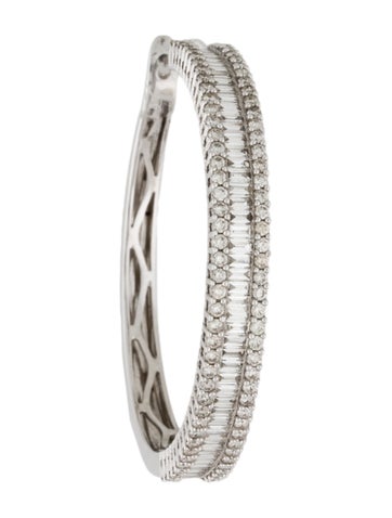 Earrings Hoop 18K 3.10ctw Diamond Earring