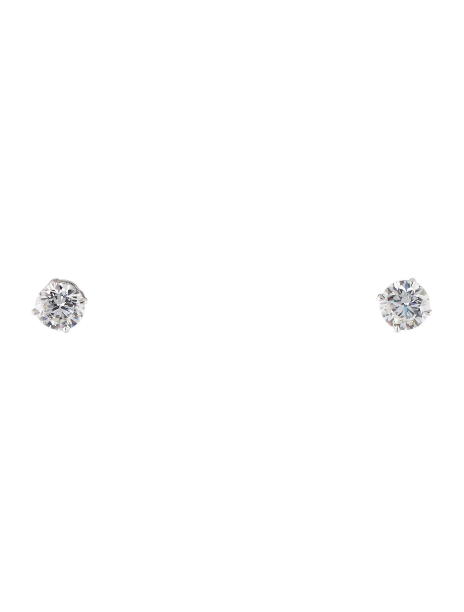 Earrings 14K 2.89ctw Lab-Grown Diamond Threaded Stud Earrings