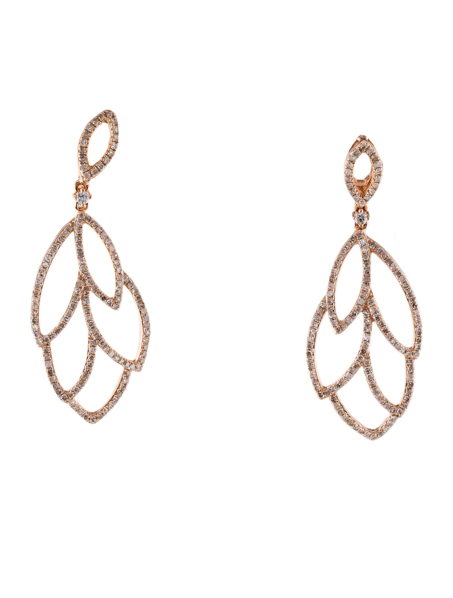 Earrings 14K 1.05ctw Diamond Drop Earrings