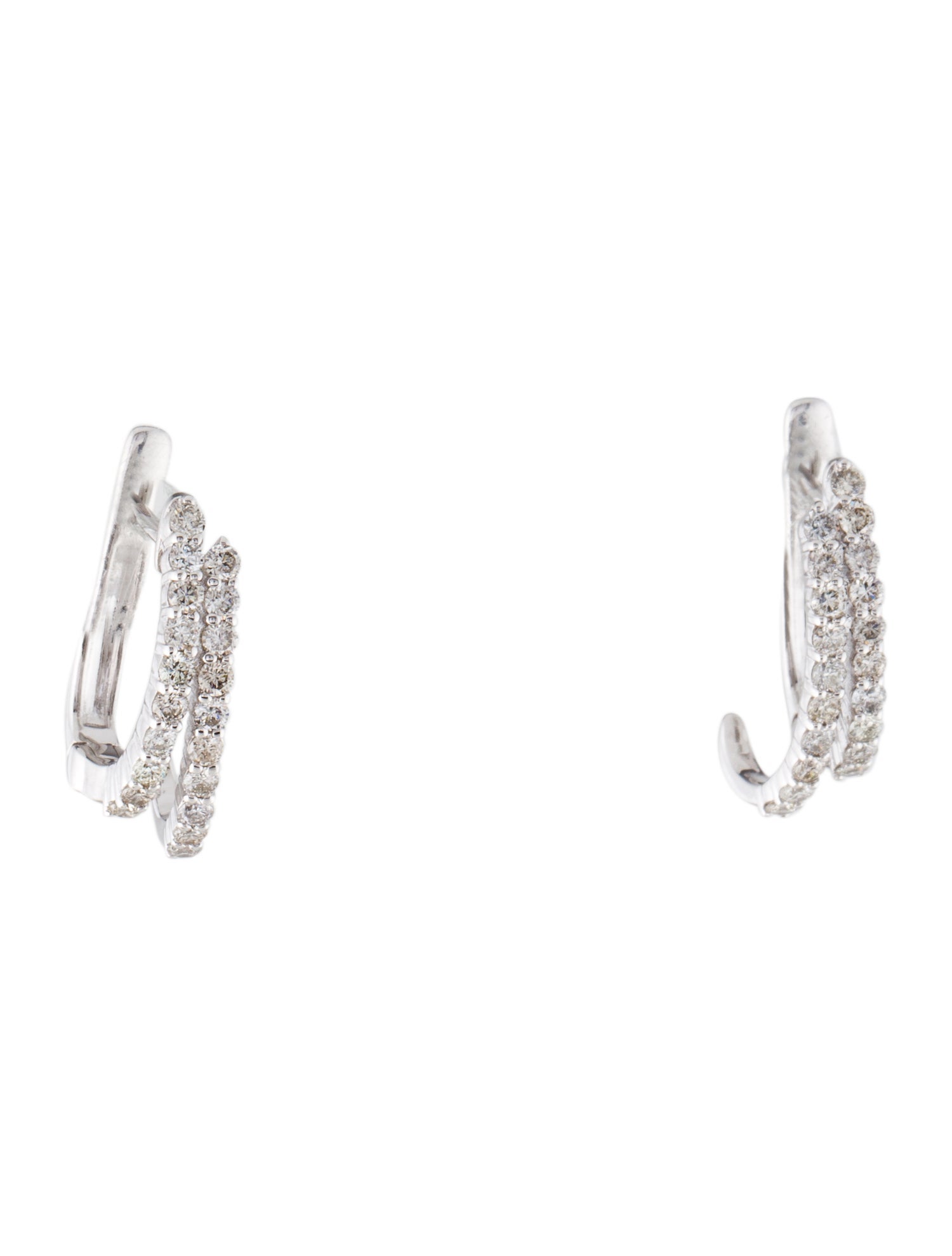 Earrings 14K Diamond Drop Earrings
